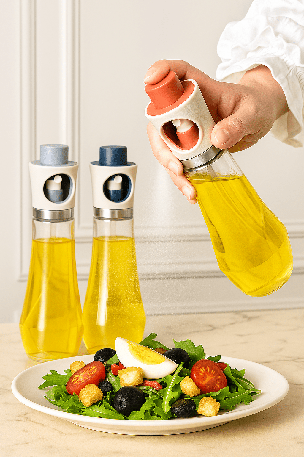 BBQ Olie Sprayfles met Filter – Voor perfect doseren zonder morsen - puuratelier.be